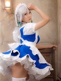cosplay美女套图 c77 Sakuya Izayoi　白丝假发扮相(1)(63)